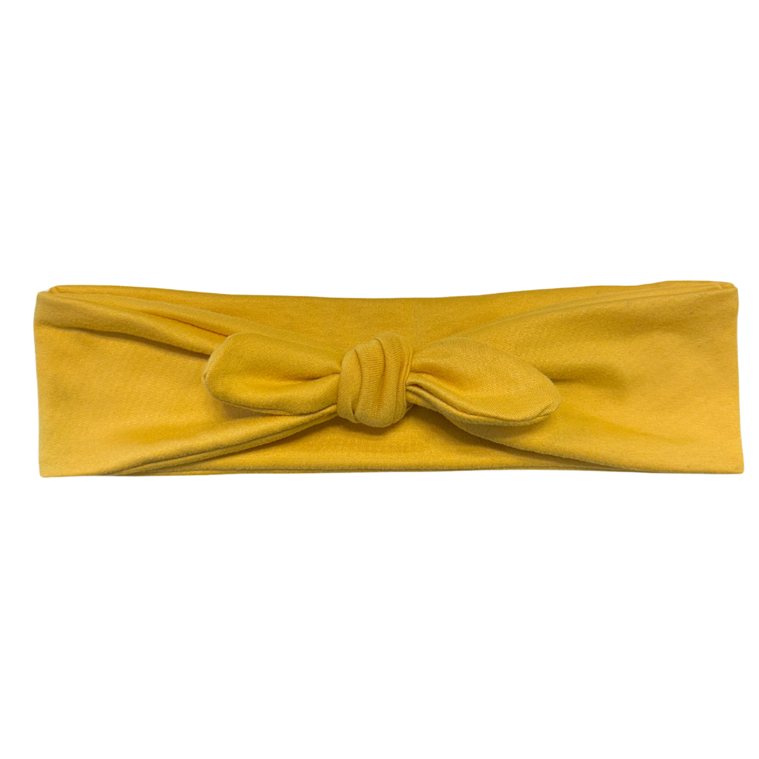 Mustard Solid Tie Style