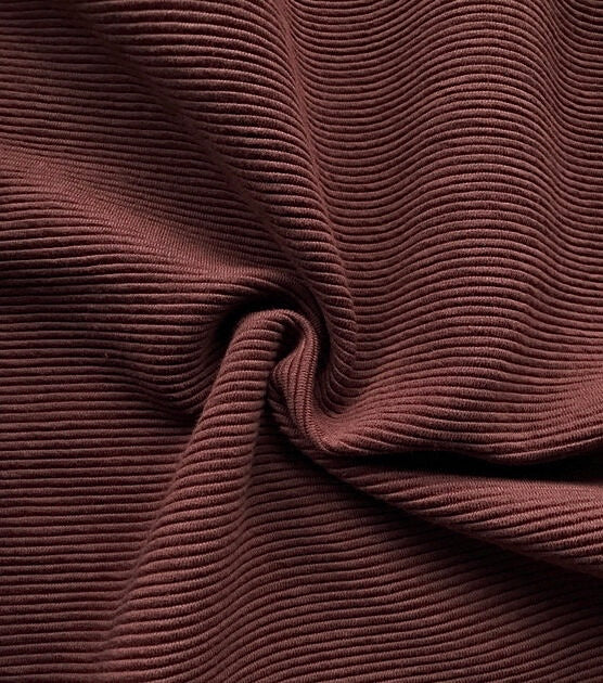 Chocolate Rib Knit Tie Style