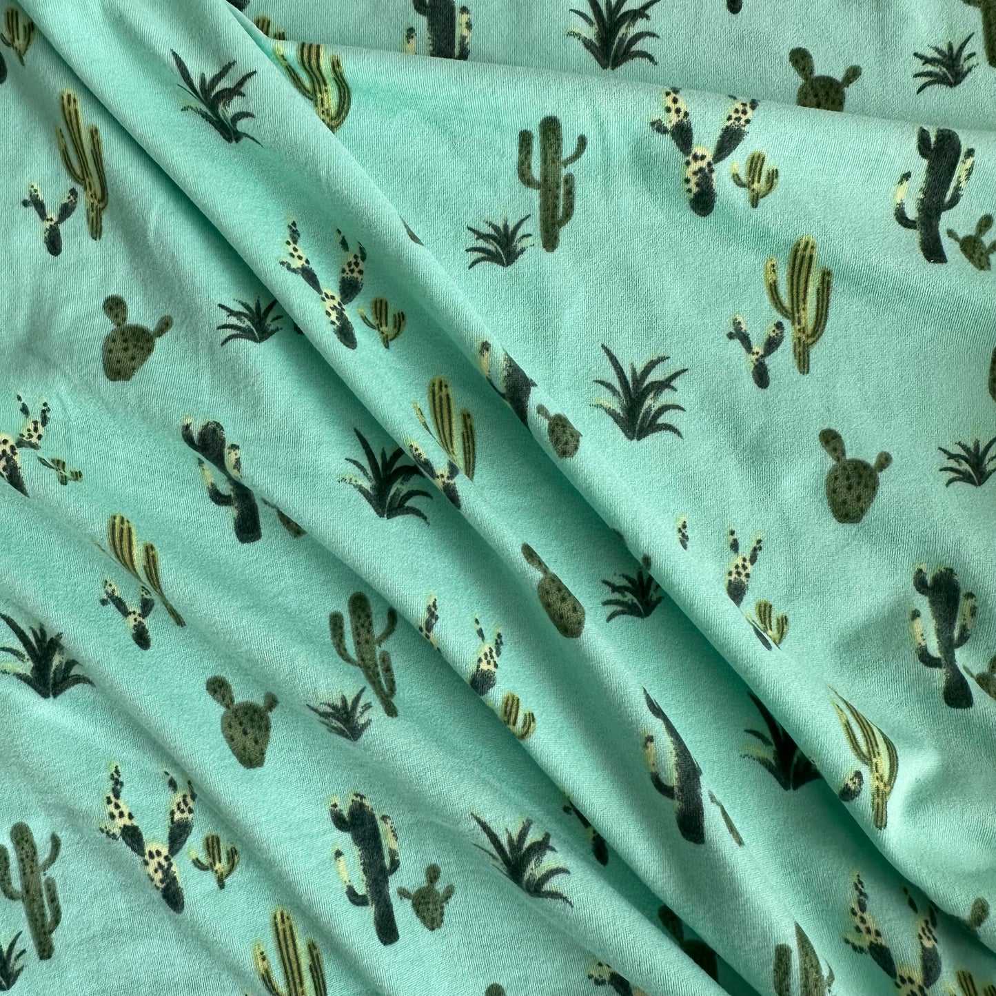 Mint Cactus Tie Style