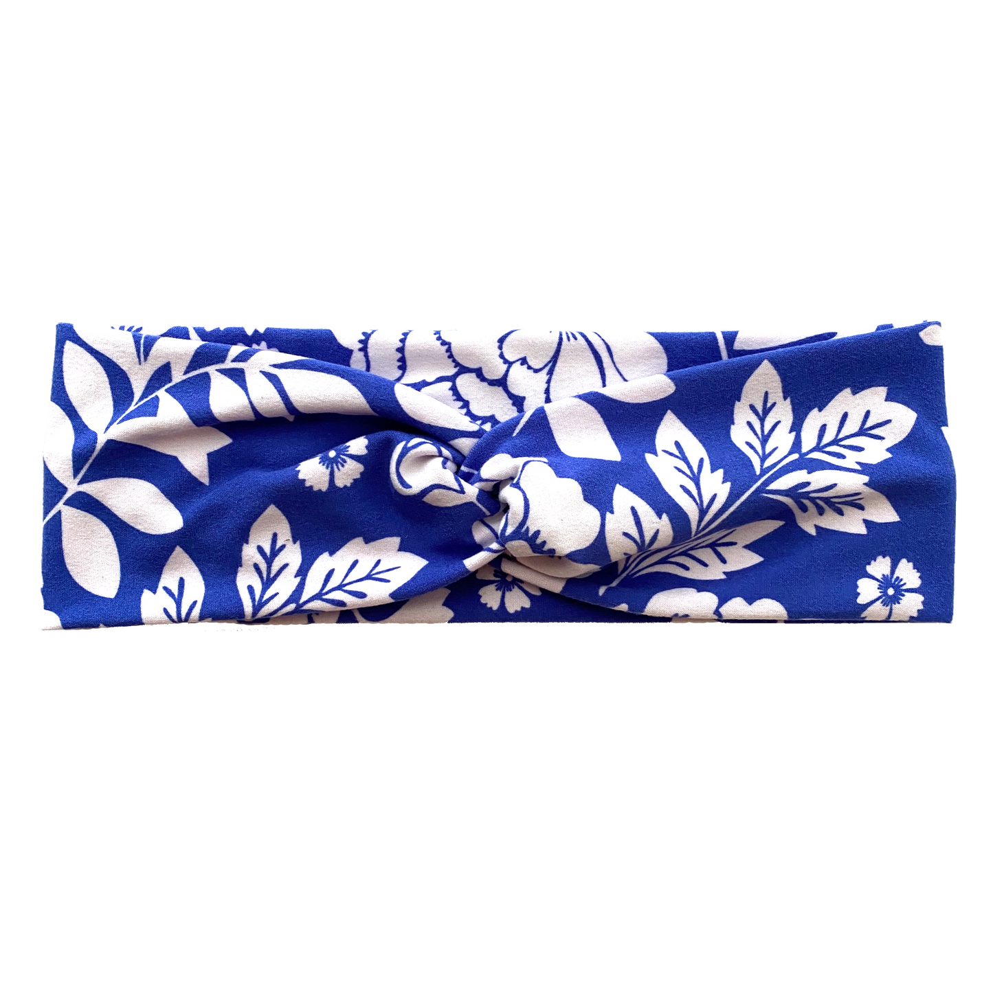 Azure Blue Floral Twist Style