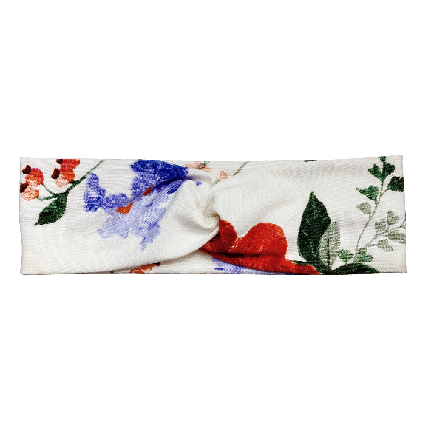 White Floral Twist Style