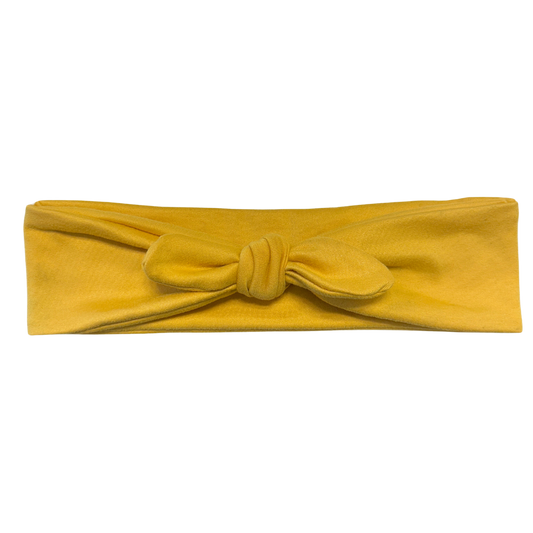 Mustard Solid Tie Style