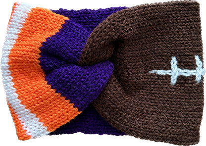 Football Team Knitted Ear Warmer