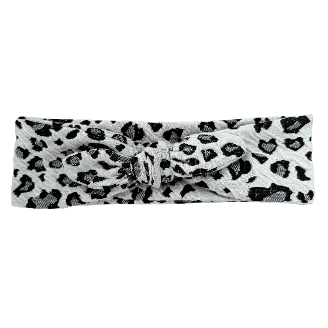 White Cheetah Tie Style