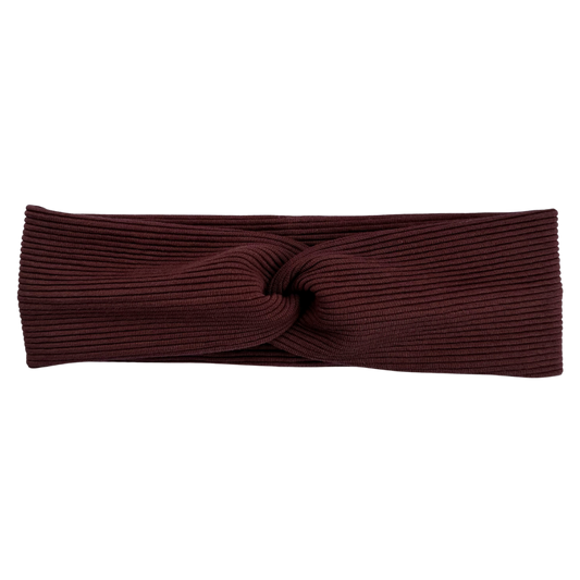 Chocolate Rib Knit Twist Style