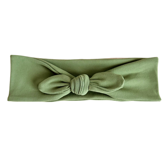 Olive Solid Tie Style