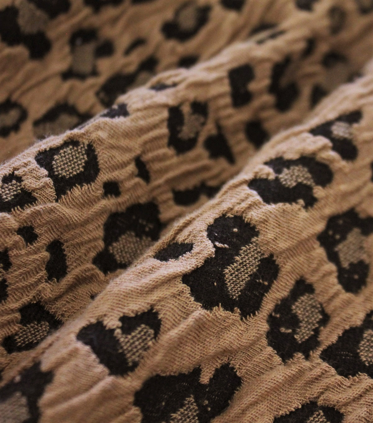 Knit Cheetah Print Twist Style