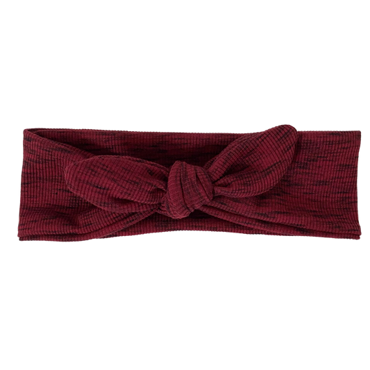 Rosewood Rib Knit Tie Style