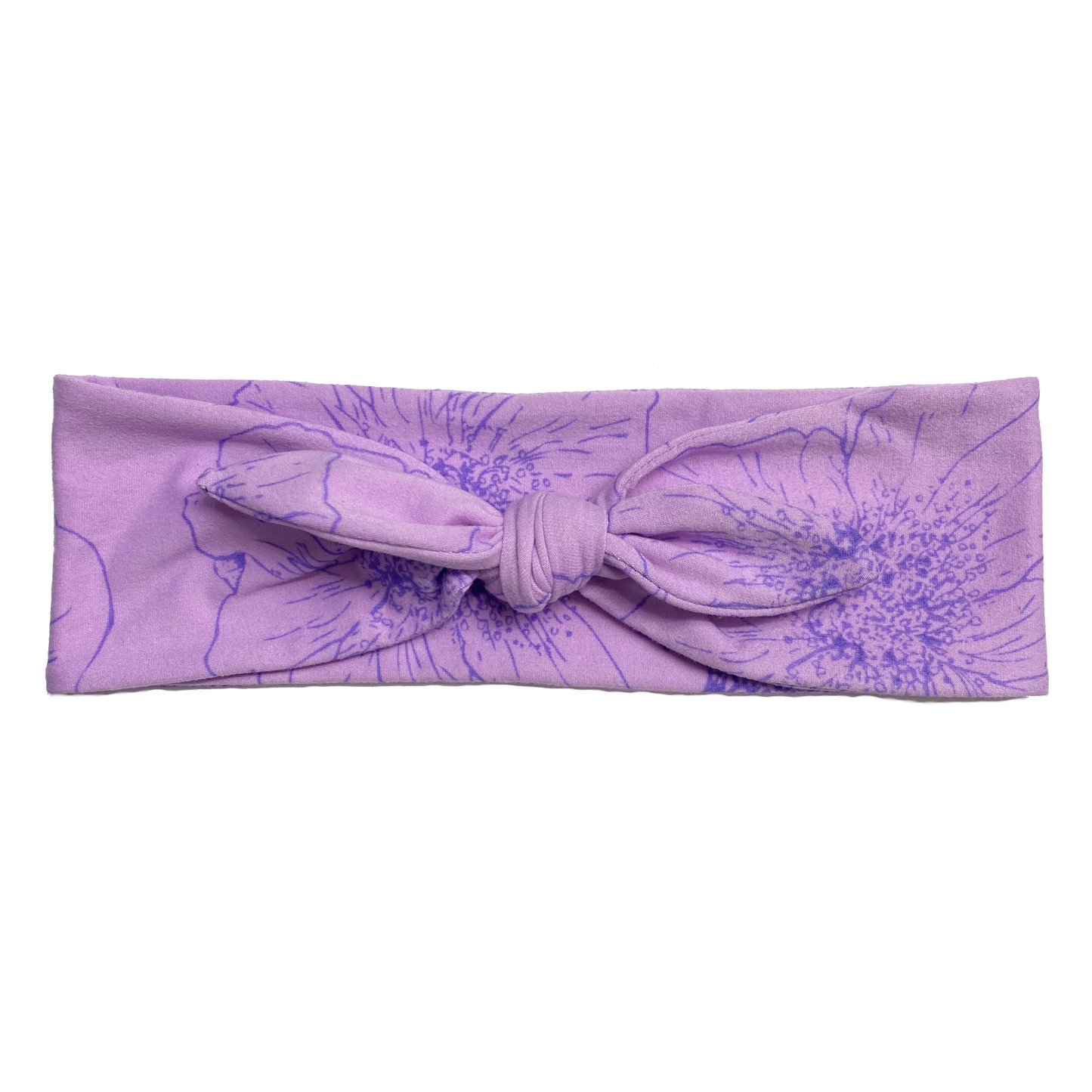 Lilac Floral Tie Style