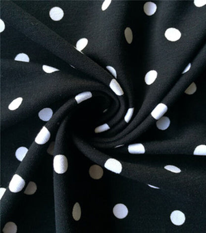 Black Polka Dot Tie Style